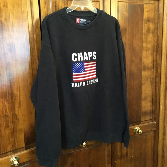 Ralph Lauren Chaps sweatshirt, XL, dirt spot on lower right back, - Picture 1 of 4